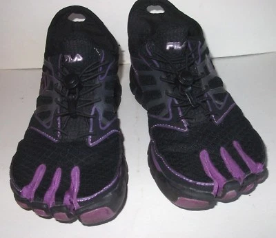 Fila Skele-Toes Water Shoes Womens 6 Purple & Black Beach Boat - Image 1 of 4