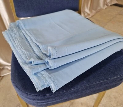 Light Blue Loose Fabric, 8.30m Long. Event Decor & General Use Fabric - Image 1 of 4