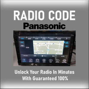 ANTI-THEFT PANASONIC RADIO CODE MODELS UCONNECT 8 .4 UDQ STEREO PINCODE SERVICE - Picture 1 of 4