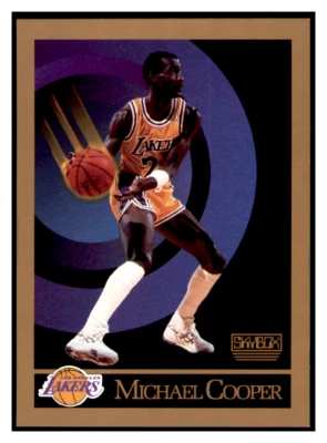 1990  SkyBox  Michael Cooper #134  Los Angeles Lakers - Image 1 of 2
