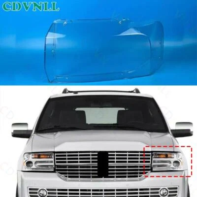 Cubierta de lente de faro izquierdo para Lincoln Navigator 2007-2014 carcasa tapa sello pegamento Foto 1 de 4
