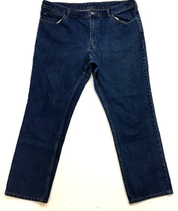 DULUTH TRADING Men 2XL 42W 30L Regular Fit Straight Stone Wash Denim Blue Jean - Picture 1 of 16