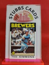 1986 Topps Ted Simmons Baseball Card #237 NM-Mint FREE SHIPPING