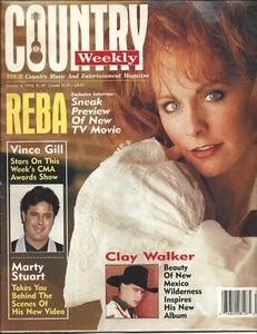 Country Weekly Magazine-10-4-94-Reba on Cover, Clay Walker Feature - Picture 1 of 4