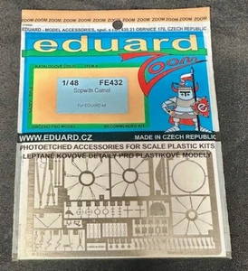EDUARD 1/48 PHOTOETCHED Detail Kit FE432 Sopwith Camel for Eduard Kit - Picture 1 of 2