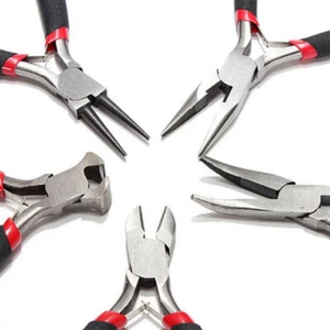 5pcs Jewelers Pliers Set Jewelry Making Beading Wire Wrapping Hobby 5 - Picture 1 of 3