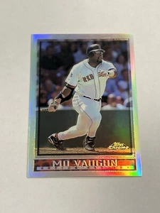 1998 Topps Chrome Refractor #14 Mo Vaughn Boston Red Sox - Picture 1 of 5