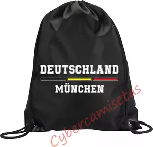 MOCHILA BOLSA SACO MUNICH BOLSO GIMNASIO BOLSA DEPORTE ALEMANIA MODELO 1 - Imagen 1 de 1