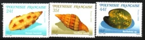 FRENCH POLYNESIA Sc 492-94 NH ISSUE OF 1988 - SEA SHELLS - Picture 1 of 1