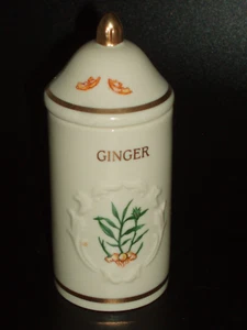 THE LENOX SPICE GARDEN (REGALO) 1992 tarro y tapa de jengibre de porcelana fina NUEVO - Imagen 1 de 4