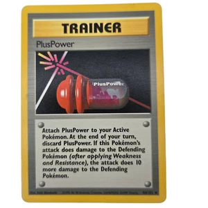 PlusPower Pokemon Card 84/102 Trainer Uncommon Base Set 1999 Light Play - Picture 1 of 2