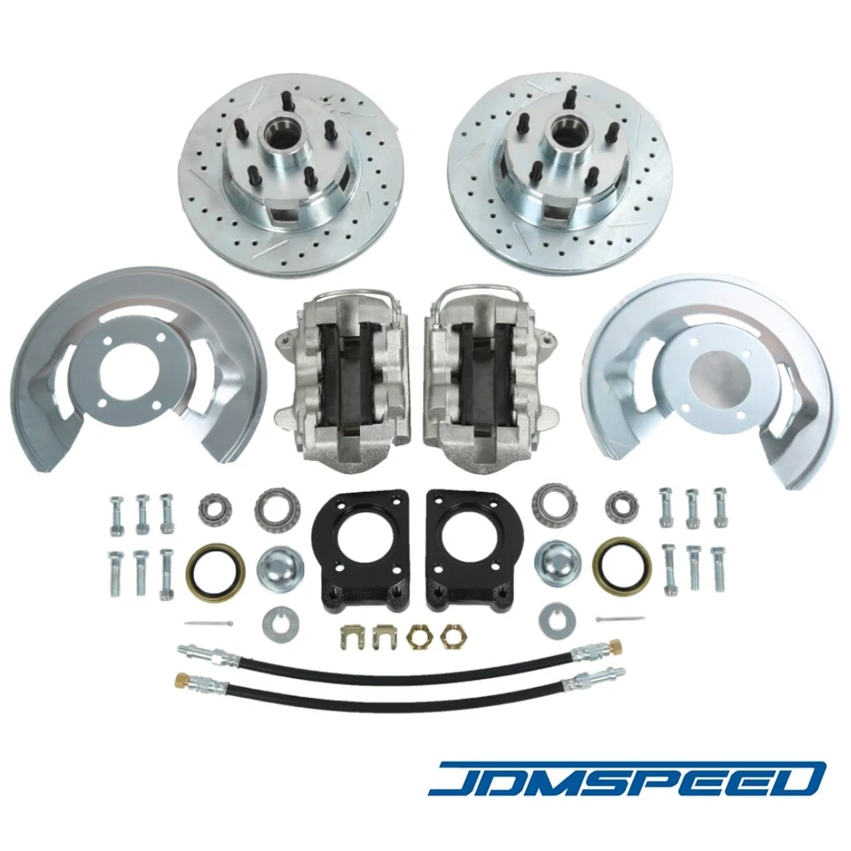 Kit de conversión de freno de disco delantero con rotores de 11" para Ford Mustang 1964-73 Foto 1 de 4