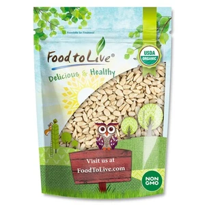 Organic Sprouted Sunflower Seeds with Himalayan Salt – by Food to Live - Picture 1 of 56