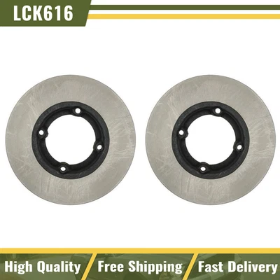 For 1989 1990 1991 1992 1993 1994 Geo Metro 2Pcs R-Line Front Disc Brake Rotors - Image 1 of 4