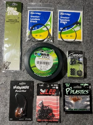 Lot of Fishing Hooks, Line, Weights, Swivels and Lure - Image 1 of 4