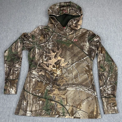 Under Armour Control de Olores Equipo Frío Mujer XL Camuflaje Camuflaje Capa Base Ajustada Foto 1 de 4