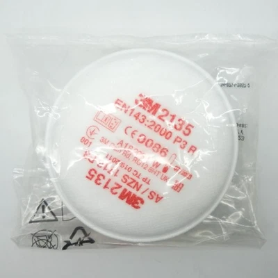 Pack de 2 filtros de partículas 3M 2135 P3 R para serie 3M 6000 7000 7500 Foto 1 de 2