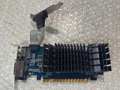 Asus nVidia EN210 1GB Silent/DI/1GD3/V2(LP) DVI VGA HDMI PCIe Video Card - Image 1 of 4