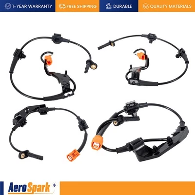 Conjunto de 4 sensores de velocidade de roda ABS dianteiros e traseiros para 2002-2006 Honda CR-V 2.4L l4 - Imagem 1 de 4