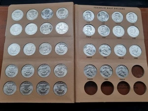 Complete Collection of Franklin Half Dollars 1948 1963 P D S STUNNING BU UNC FBL - Picture 1 of 19