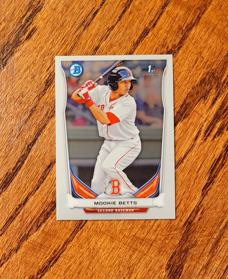 Mookie Betts 2014 Bowman Chrome 1st Prospect RC Rookie Red Sox #BCP109 Foto 1 de 2