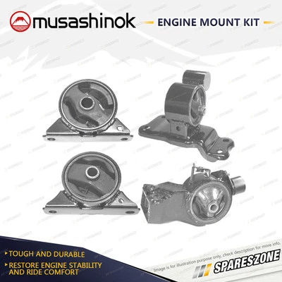 Musashinok Full Engine Mount Kit for Mitsubishi Mirage CE 1.5L 4G15 96-97 Manual - image 1 of 2