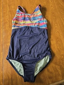 GIRLS MEDIUM (8-10) ATHLETA GIRLS ONE PIECE SWIMSUIT - Picture 1 of 8