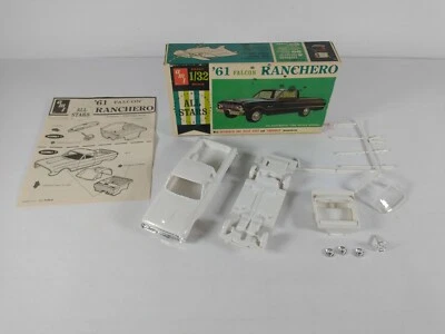 '61 Falcon Ranchero AMT 1:32 Model Kit # 7102-50 ~ Parts Lot ~ Partial Build - Image 1 of 4