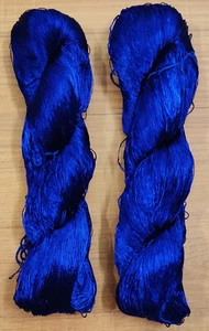 Reel Silk Fabric 230gm Woven Sari 2 Thread Yarn Lace Skeins Knitting Work - Picture 1 of 2