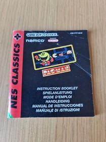 Classic NES Series: Pac-Man - Game Boy Advance GBA - Manual Only