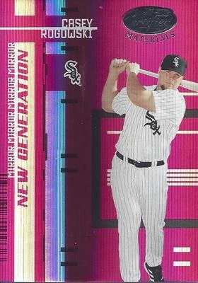 2005 Leaf Certified Materials Mirror Red Casey Rogowski 204 White Sox 039/100 - Image 1 of 2