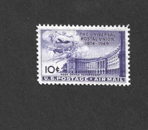 US STAMP C42 UNIVERSAL POSTAL UNION AIRMAIL 10 CENT PURPLE MINT NH OG FREE SHIP - Picture 1 of 1