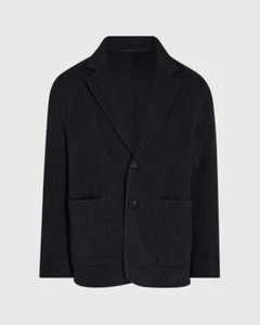 New Club Monaco Double Faced Wool Cashmere Blazer Size 42 Charcoal $395 NWT - Picture 1 of 5