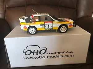 OTTO 1/18 AUDI QUATTRO SPORT GR.B E2 Rally of the cote d’lvoire BLOMQVIST OT253 - Picture 1 of 8