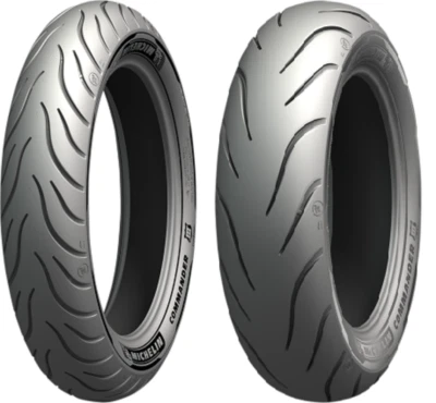 JUEGO DE NEUMÁTICOS MICHELIN COMMANDER 3 MT90B16 Y MU85B16 HARLEY ROAD GLIDE STREET GLIDE Foto 1 de 2
