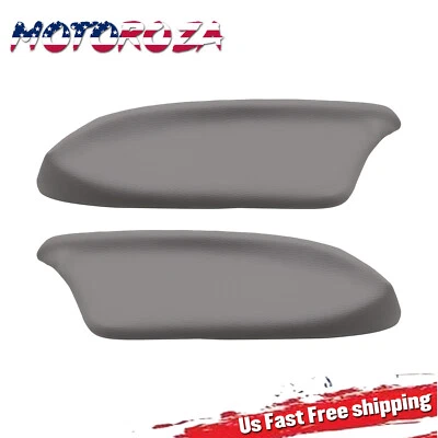 Pair Gray Door Panel Armrest Cover Lid Leather For Honda Accord Sedan 2008-2012 Foto 1 de 4