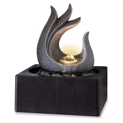 Valiant Table Top Water Fountain - Indoor Flowing Water Feature Ornament - Image 1 of 4