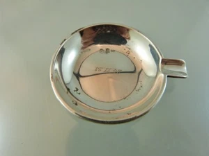 PLAIN PERSONAL SILVER .800 ASH TRAY BY HEINRICH MOHR GERMANY - Picture 1 of 4