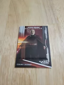 2019 Topps Star Wars Masterwork The Dark Side COUNT DOOKU #DS-4 Card - Picture 1 of 10