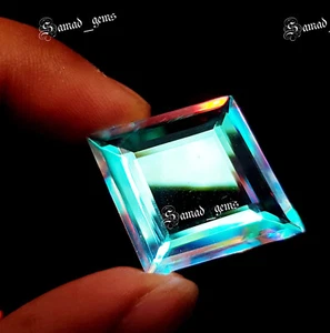 48.10 Carat Mystic Quartz Gemstone Fancy Stone Loose Gemstone - Picture 1 of 6