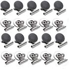 20Pcs 31mm Small Magnetic Clamp Metal Memo Note Clip