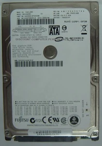 Rare Fujitsu MHY2080BS 80GB SATA 2.5 9.5mm HDD Drive Tested Good Our Drives Work - Picture 1 of 1