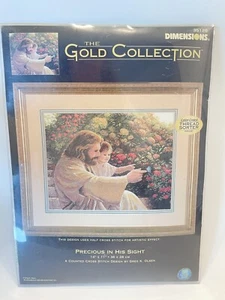 Dimensions Gold Collection PRECIOUS IN HIS SIGHT Cross Stitch Kit #35129 NEW - Picture 1 of 8