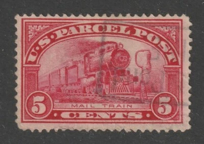 Scott # Q5, Used, F, 5¢ Parcel Post 1913, Bryant Pond, Maine Box Cancel - Image 1 of 3