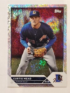 CURTIS MEAD 2023 Topps Pro Debut SPARKLE FOIL PARALLEL #'d 77/175 Rays