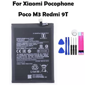 Neu 6000mAh BN62 Ersatzakku für Xiaomi Pocophone Poco M3 Redmi 9T Werkzeuge - Bild 1 von 2