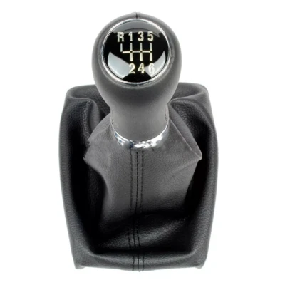 6 Speed Gear Stick Shift Knob Boot For Audi A4 S4 B6 B7 Sedan Quattro 2001-2008 - Image 1 of 4