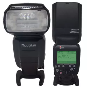 Mcoplus MT600SC ETTL Speedlite AF Zusatzblitz wie Canon 600EX-RT 580EX II - Bild 1 von 7