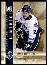 2011-12 In The Game Heroes & Prospects Update Francis Beauvillier Rimouski