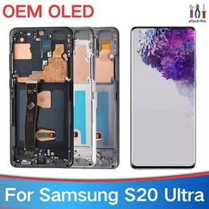For Samsung S20 Ultra SM-G988 4G/5G OEM AMOLED TouchScreen Display Replacement - Picture 1 of 22